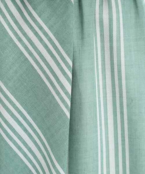 Reflect（リフレクト） スカート 「手洗い可」ストライプ柄シアー