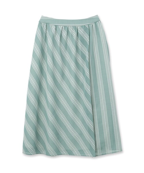 Reflect（リフレクト） スカート 「手洗い可」ストライプ柄シアー