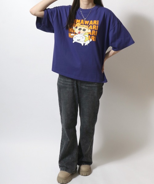 ジブリキャラクターイラスト Tシャツ オーバーサイズXXL 崖の上のポニョ Tシャツ XLサイズ 白 映画 ムービーT アニメT