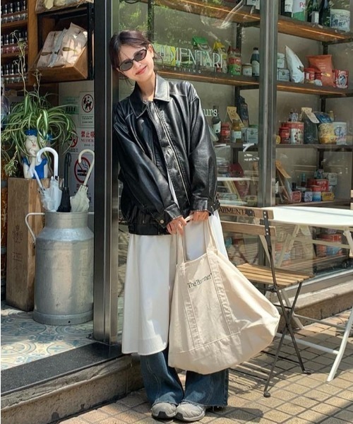 「almo」 「burlesque」ジップアップブルゾン MEDIUM ブラック レディース_画像6