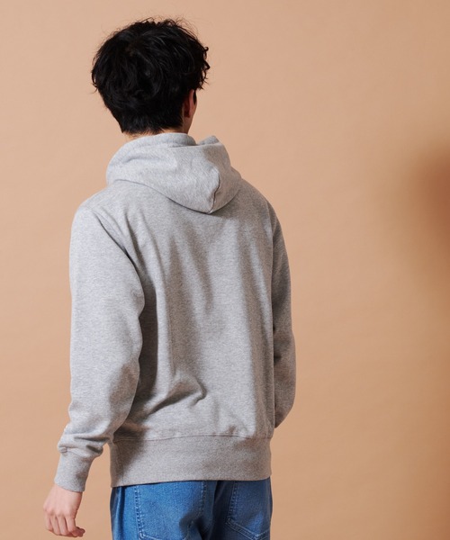「Champion」 プルオーバーパーカー MEDIUM ブラック メンズ_画像5