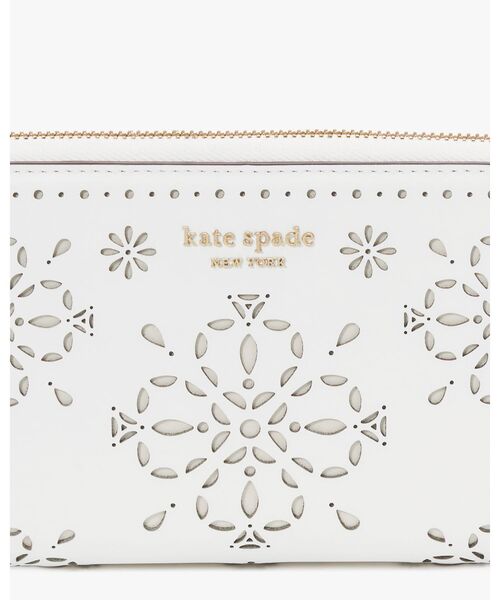 kate spade /フラワーアラウンド コンチネンタル ウォレット kate spade new york｜デヴィン ジップ アラウンド