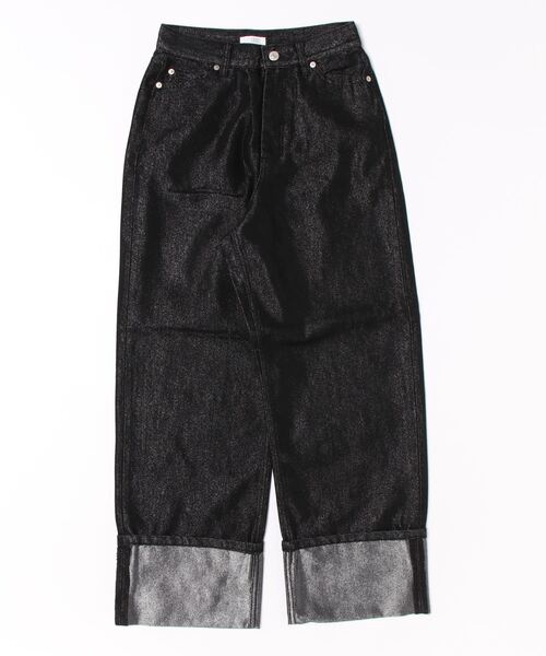 [LOWRYS FARM] Denim брюки MEDIUM черный женский 