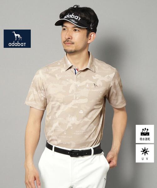 adabat ポロシャツ 「新レーベル ADABAT NAVY」UVカット／吸水速