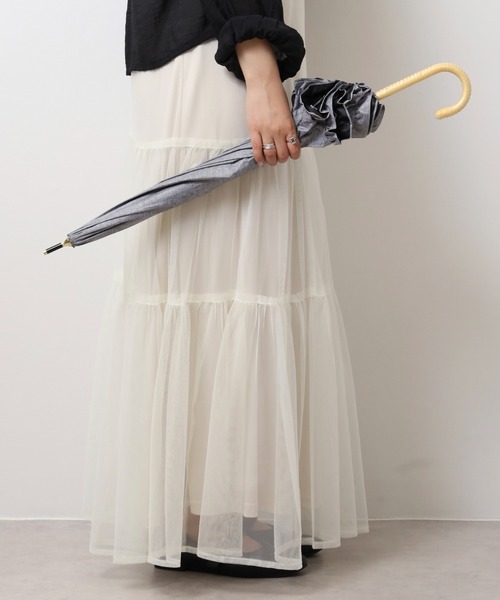 assa 傘 assa DENIM 日傘 フリル レディース : ZOZOTOWN Yahoo!店