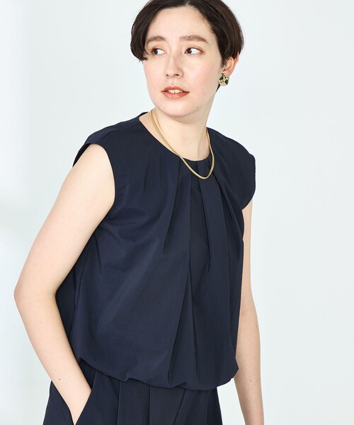 NOLLEY'S ブラウス シャツ 「セットアップ対応」撥水ストレッチ