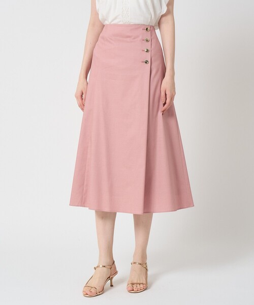 【334】アナイ　ツイルアシメ スカート ANAYI（アナイ）の「ツイルアシメ スカート（スカート）」 - WEAR