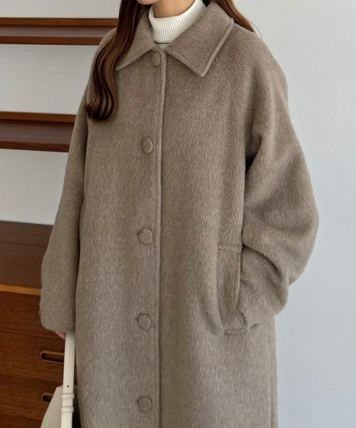 callautia（カラウティア） ステンカラーコート MEDIUM モカ