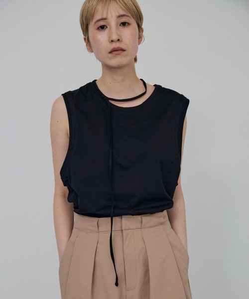 tシャツ Choker Sleeveless TEE レディース
