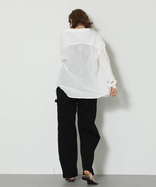 今期新品⭐︎Re Fiina ワッシャー楊柳シャツGready brilliant Gready Brilliant｜Re Fiina ワッシャー楊柳シャツ | Rakuten