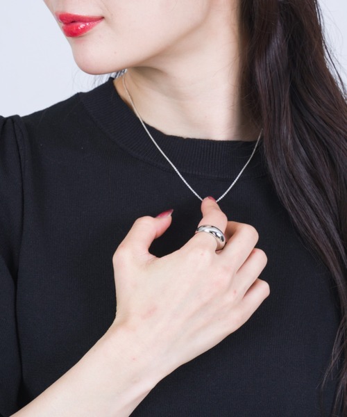 指輪 リング 「TOMWOOD/トムウッド」Ice Ring Slim　シルバーリング 指輪 ピンキー レディース メンズの画像