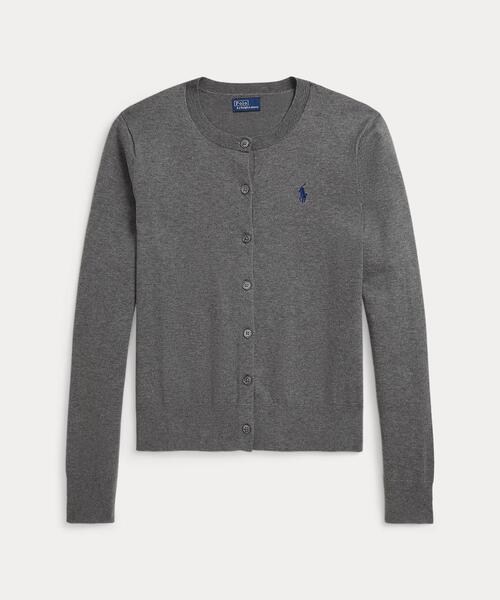 POLO RALPH LAUREN カーディガン コットン クルーネック