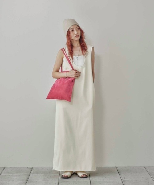 todayful サロペット ライトベージュ TODAYFUL トゥデイフル Frontzip Cotton Salopette フロントジ