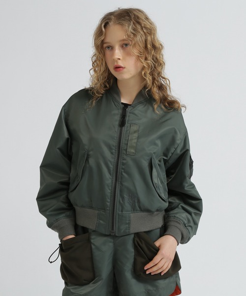 BEAMS MA-1 ショート丈 AVIREX ma1 ma-1 SHORT LIGHT MA-1/ショートMA-1 レディース