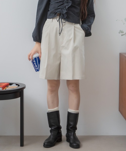 HEILIS（ヘイリス） ハーフパンツ パンツ 短パン 「新色追加」ツイル