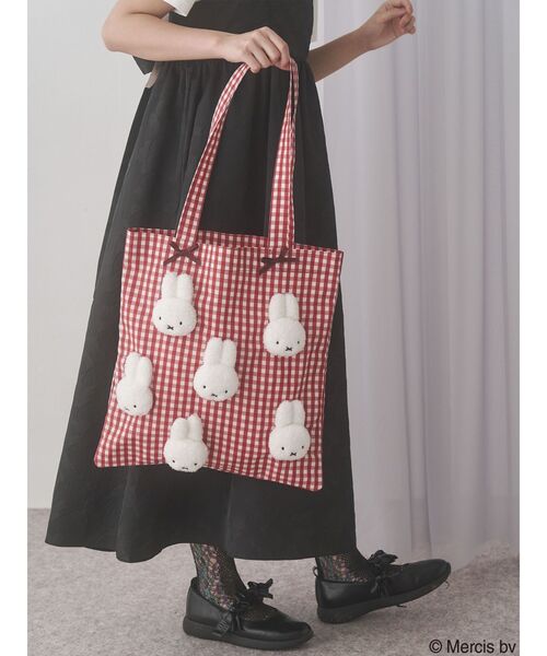 merry Jenny ギンガムもこもこミッフィートート collaboration! 】 ㅤㅤㅤㅤㅤㅤㅤㅤㅤㅤㅤㅤㅤ  miffy × merry