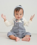 ベビー服 ロンパース エリサロペットカバーオールの詳細画像1