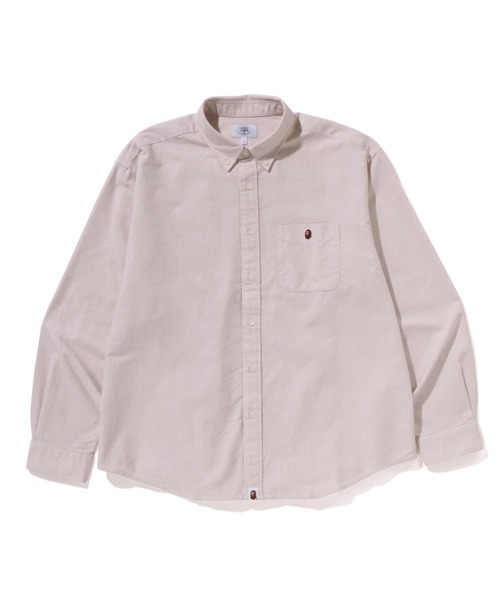 A BATHING APE（アベイシングエイプ） シャツ ONE POINT OXFORD LS
