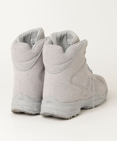 Y-3 「Y-3」 ハイカットスニーカー 28.5cm グレー メンズ