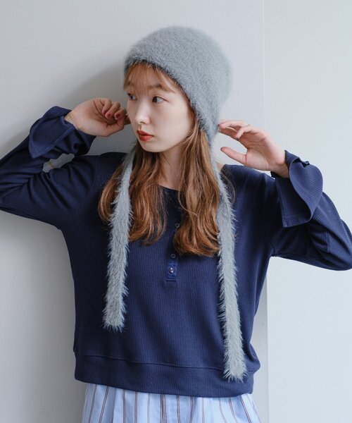 Kastane ニット帽 ニットキャップ 「WEB先行/2025AW」ファー