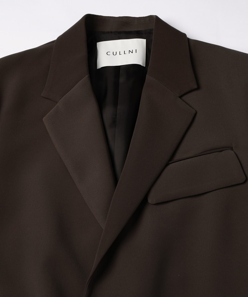 CULLNI ジャケット テーラードジャケット Double Cloth Twill