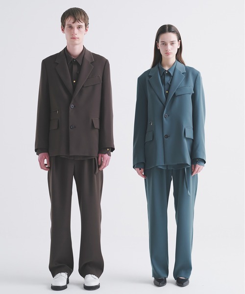 CULLNI ジャケット テーラードジャケット Double Cloth Twill