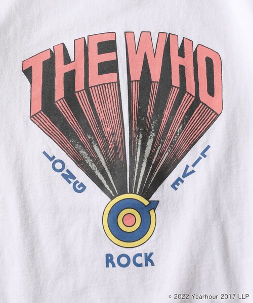 「FREAK'S STORE」 「thewho」半袖Tシャツ LARGE ホワイト メンズ