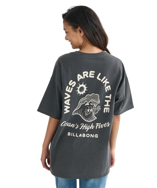 tシャツ BILLABONG レディース OCEANS GREATEST SS T Tシャツ 「2025年秋冬モデル」/ビラボンバックプリントフーズフ
