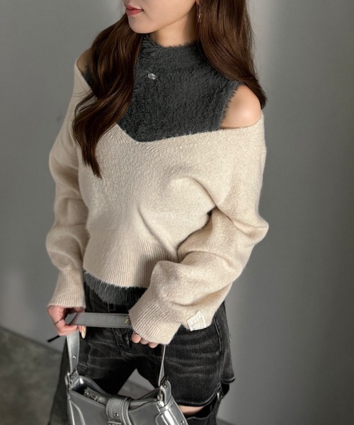 mily bilet ニット セーター 「mily bilet」セットアイテムで大人の