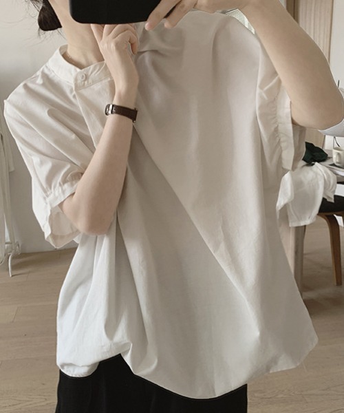 「deux amour」 半袖ブラウス FREE ベージュ レディース_画像2