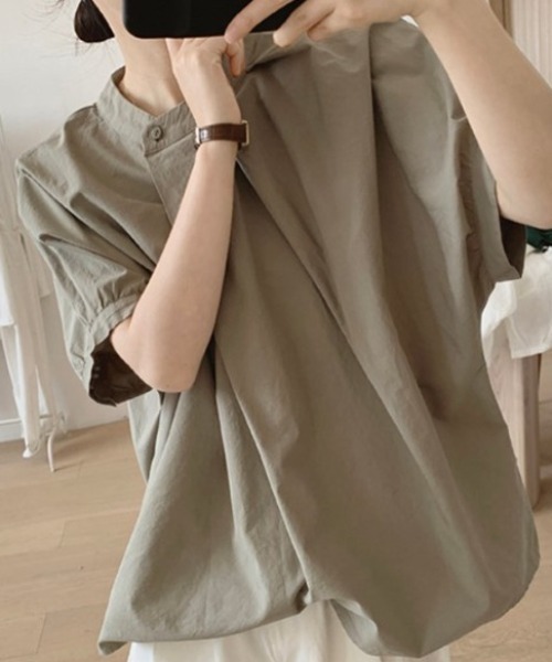 「deux amour」 半袖ブラウス FREE ベージュ レディース_画像7