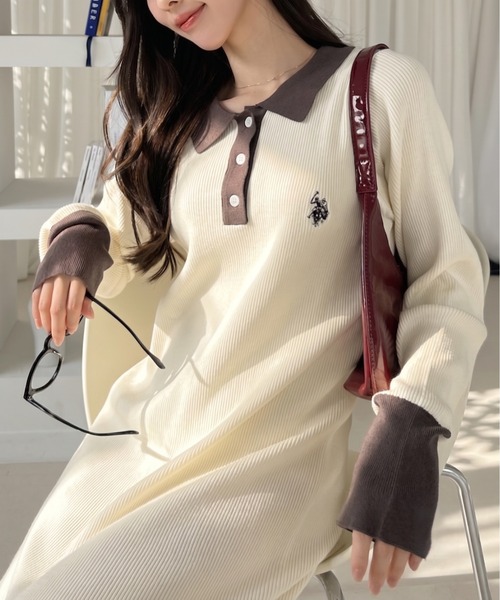 U.S. POLO ASSN.（ユーエスポロアッスン） ワンピース 「Ada.別注 U.S.