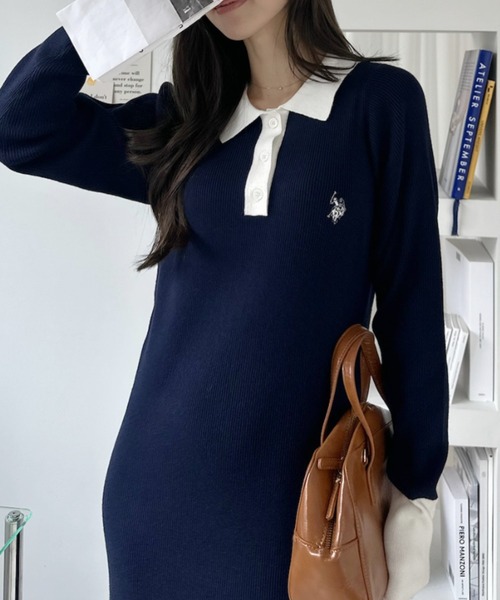 U.S. POLO ASSN.（ユーエスポロアッスン） ワンピース 「Ada.別注 U.S.