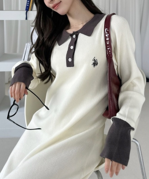 U.S. POLO ASSN.（ユーエスポロアッスン） ワンピース 「Ada.別注 U.S.