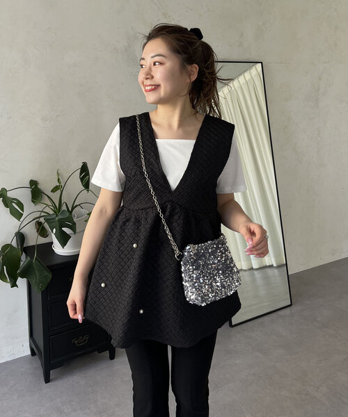 「prose verse」 半袖カットソー MEDIUM オフホワイト レディース_画像5