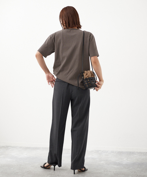 「MIXTA」 半袖Tシャツ MEDIUM ブラック レディース_画像3