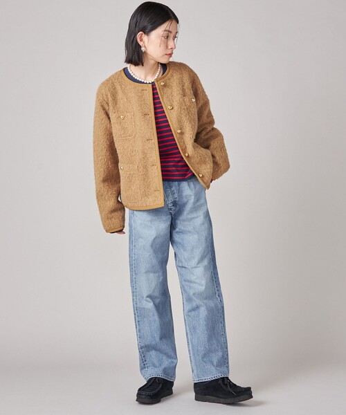 SHIPS（シップス） ジャケット ノーカラージャケット SHIPS NINE CASE