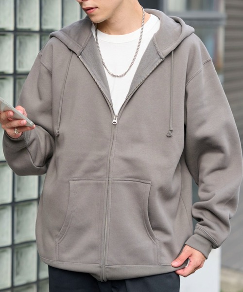 link lot パーカー 「カラバリ豊富8色展開」スタンダード裏起毛ビッグ