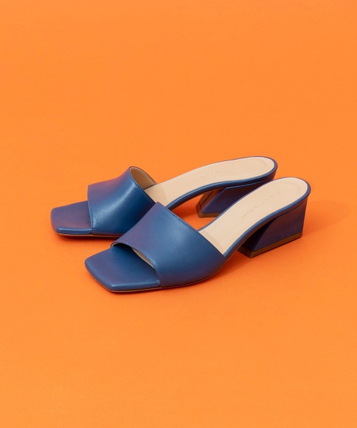 「Fabio Rusconi」 フラットサンダル 37.5 ブルー レディース_画像7