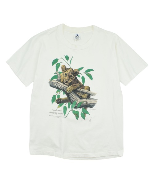 VINTAGE tシャツ 「USED」90's JIm Morris “Lion” アニマル Tシャツ