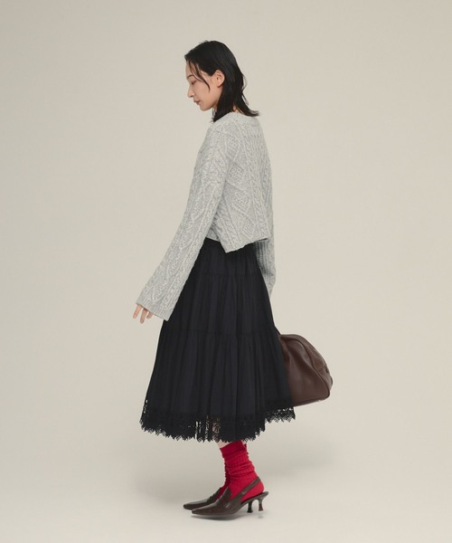 JEANASIS（ジーナシス） ニット セーター 「eL」3G Cable Short