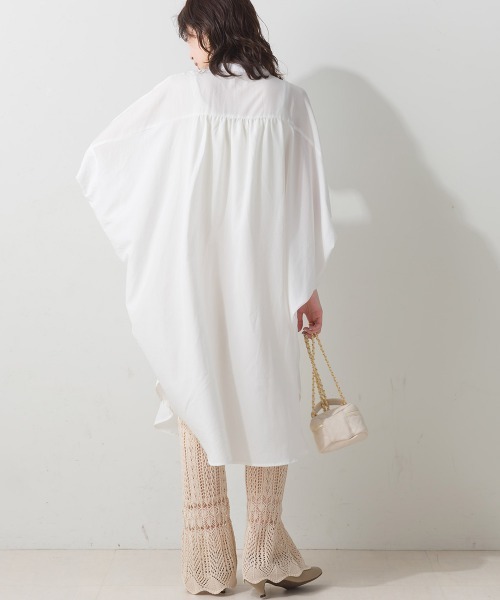 「terrace」 ドルマンスリーブチュニック MEDIUM オフホワイト レディース_画像6