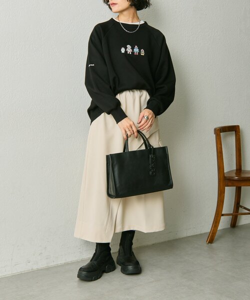 ear PAPILLONNER トートバッグ 「本革」sampo×earコラボ スペーストイ