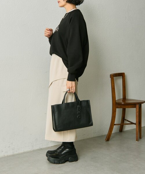 ear PAPILLONNER（イア パピヨネ） トートバッグ 「本革」sampo×ear