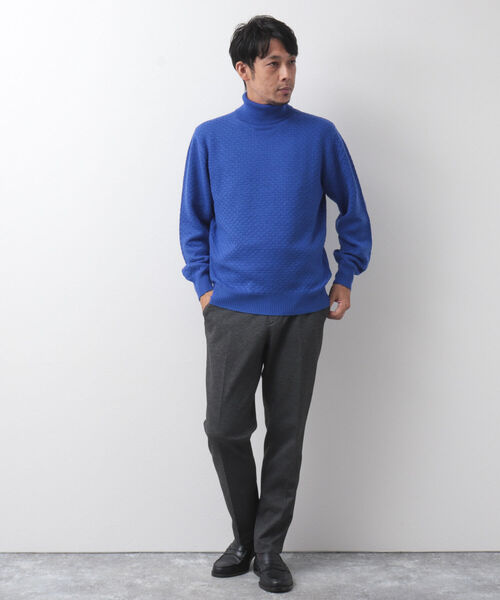 「NOLLEY'S goodman」 タートルネックニット L オレンジ メンズ_画像8