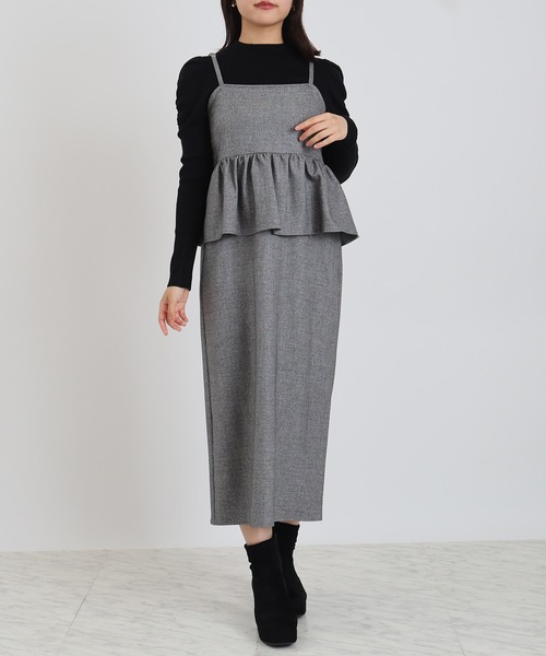 ASTORIA ODIER（アストリアオディール） ワンピース ペプラムキャミ