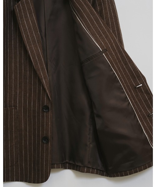 TODAYFUL ジャケット テーラードジャケット Boyfriend Stripe Linen