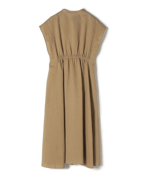 「SHIPS」 半袖ワンピース 36 ベージュ レディース_画像9