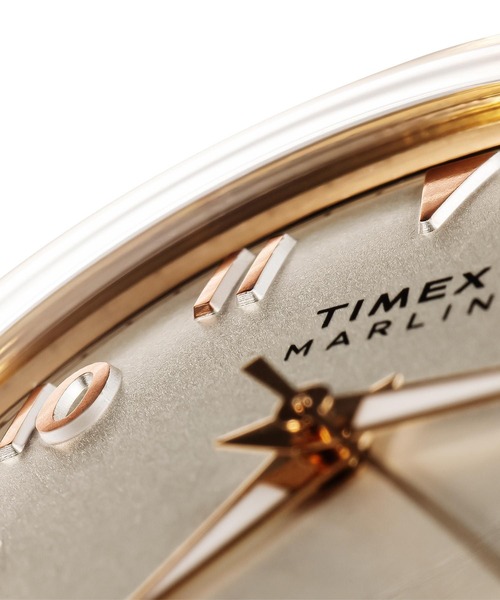 TIMEX マリーン クォーツ時計 ゴールド/ブラウン TIMEX（タイメックス） 腕時計 マーリン クォーツ 腕時計 TX-TW2Y37700