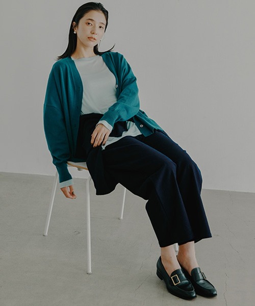 studio CLIP（スタディオクリップ） カーディガン 12ゲージウール